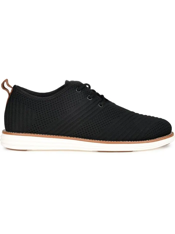 Мужские модельные туфли Novak широкой ширины Tru Comfort из пенопласта со шнуровкой и круглым — изображение 2 из 5, черный