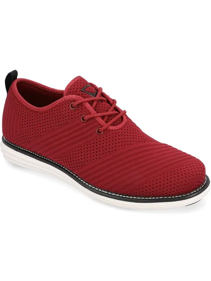 Мужские модельные туфли Novak широкой ширины Tru Comfort из пенопласта со шнуровкой и круглым — изображение 1 из 5, красный