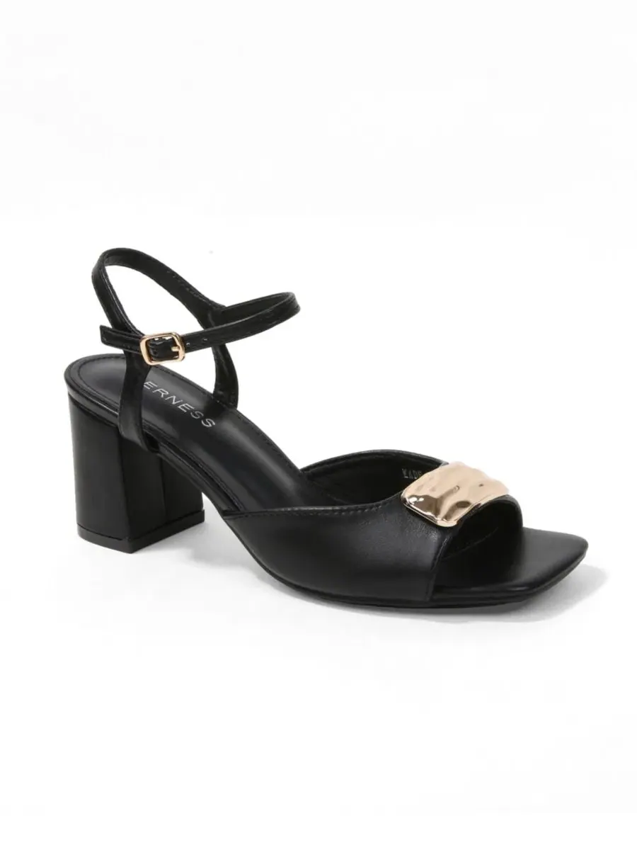 Босоножки Kade Nugget Accent Block Heel BERNESS — изображение 1 из 6, черный