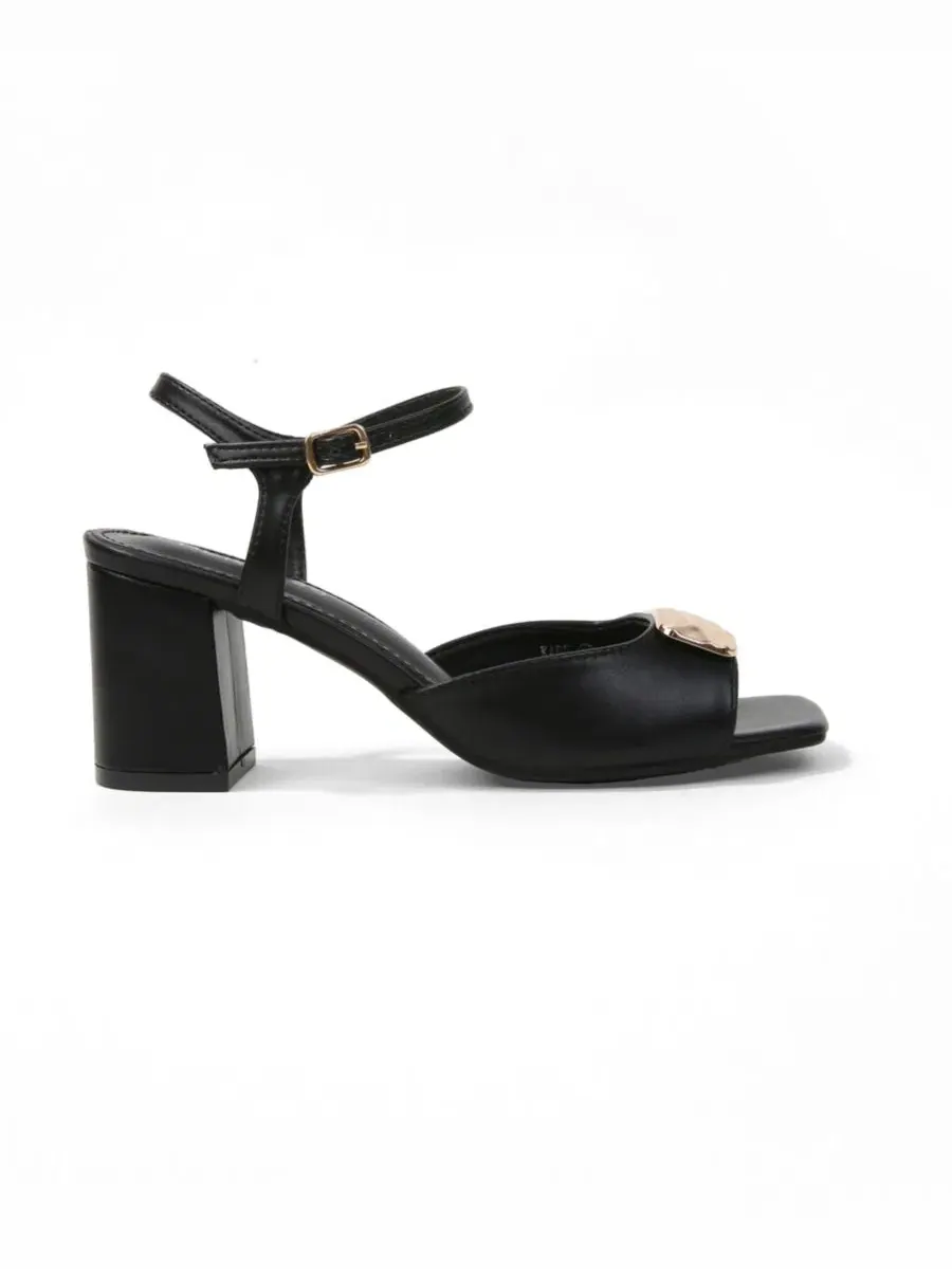 Босоножки Kade Nugget Accent Block Heel BERNESS — изображение 2 из 6, черный