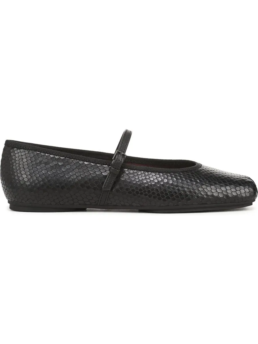 Туфли-лодочки Oriel Square Toe Mary Jane Flats Franco Sarto — изображение 2 из 5, черный