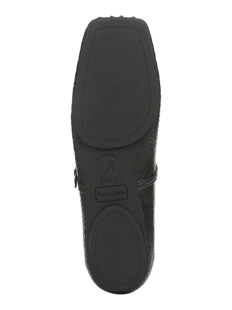 Туфли-лодочки Oriel Square Toe Mary Jane Flats Franco Sarto — изображение 5 из 5, черный
