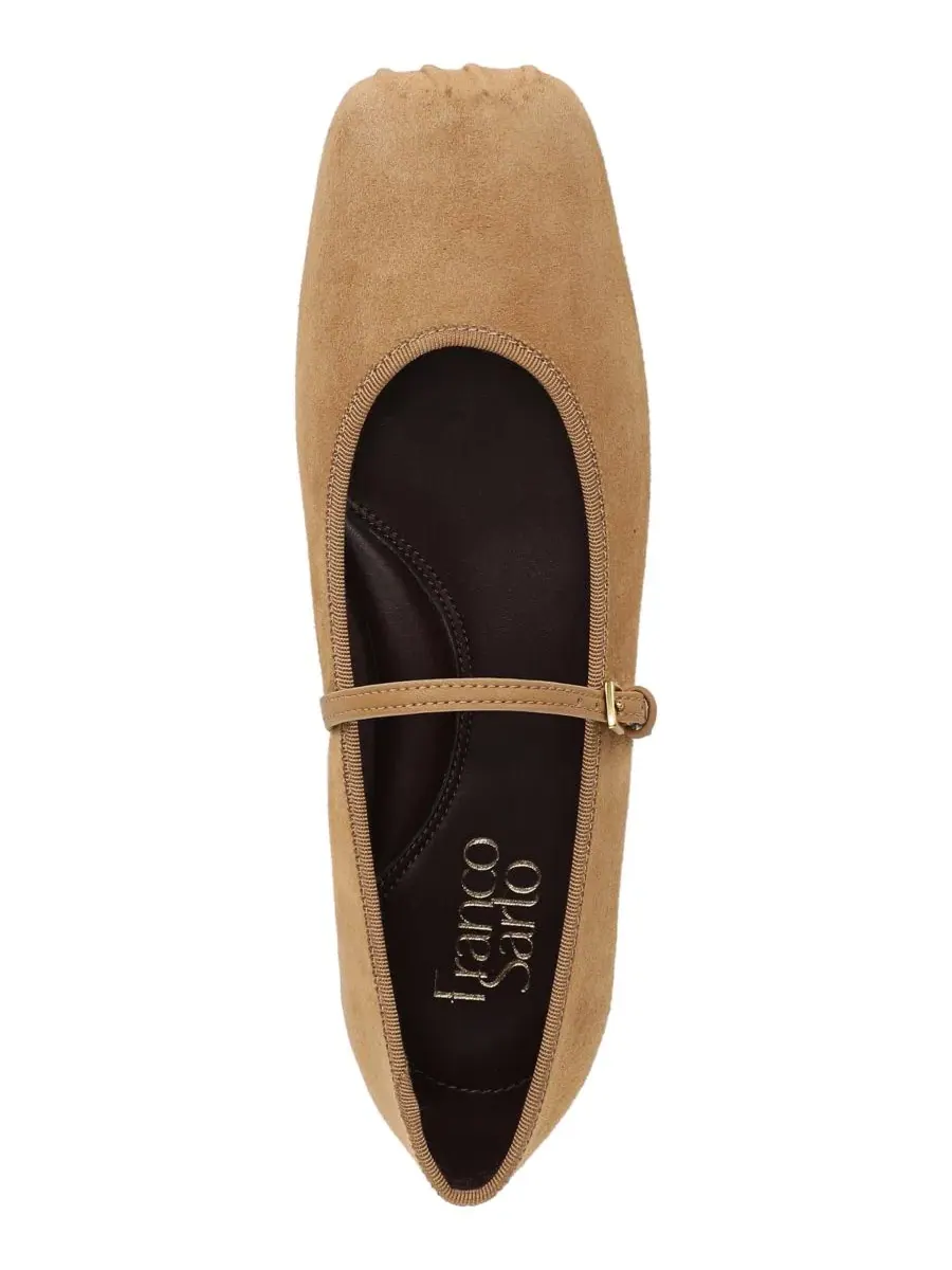 Туфли-лодочки Oriel Square Toe Mary Jane Flats Franco Sarto — изображение 4 из 5, коричневый