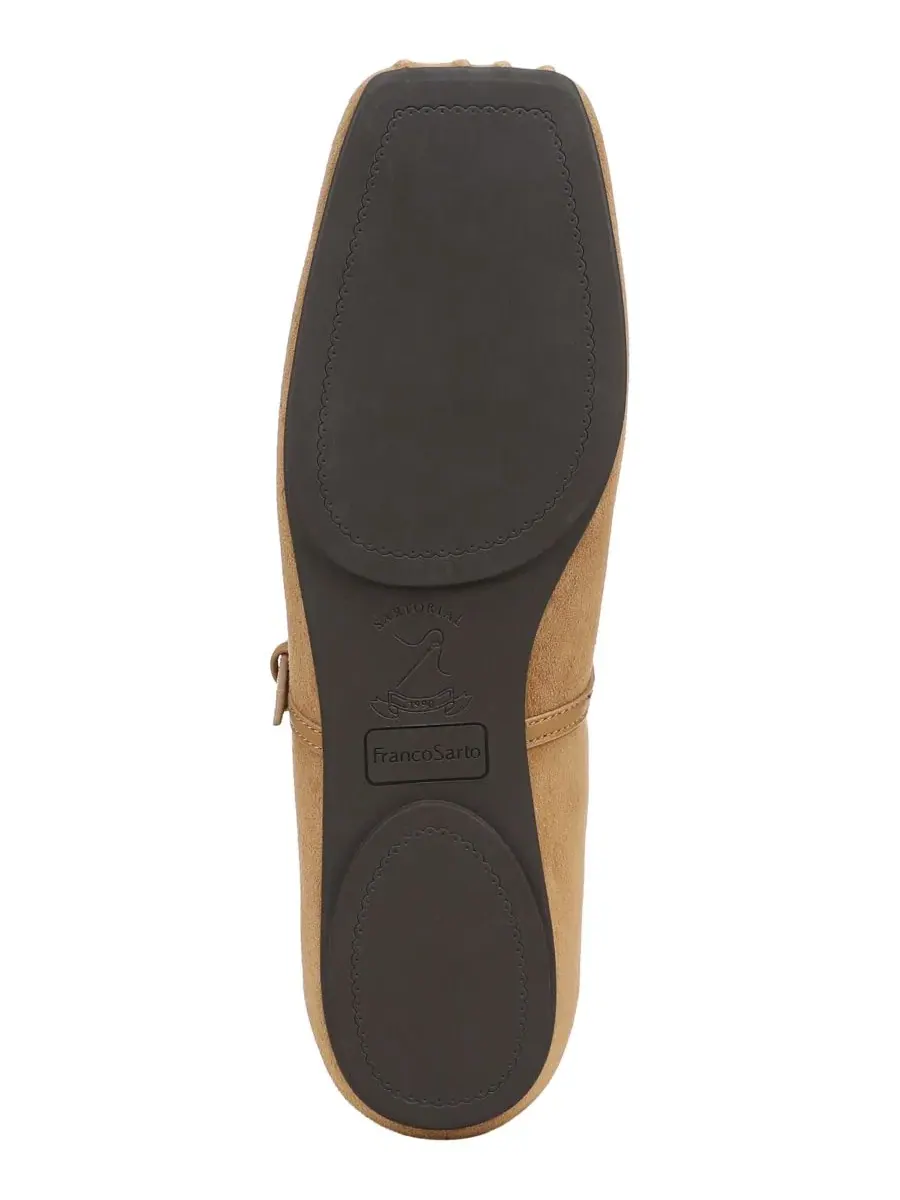 Туфли-лодочки Oriel Square Toe Mary Jane Flats Franco Sarto — изображение 5 из 5, коричневый