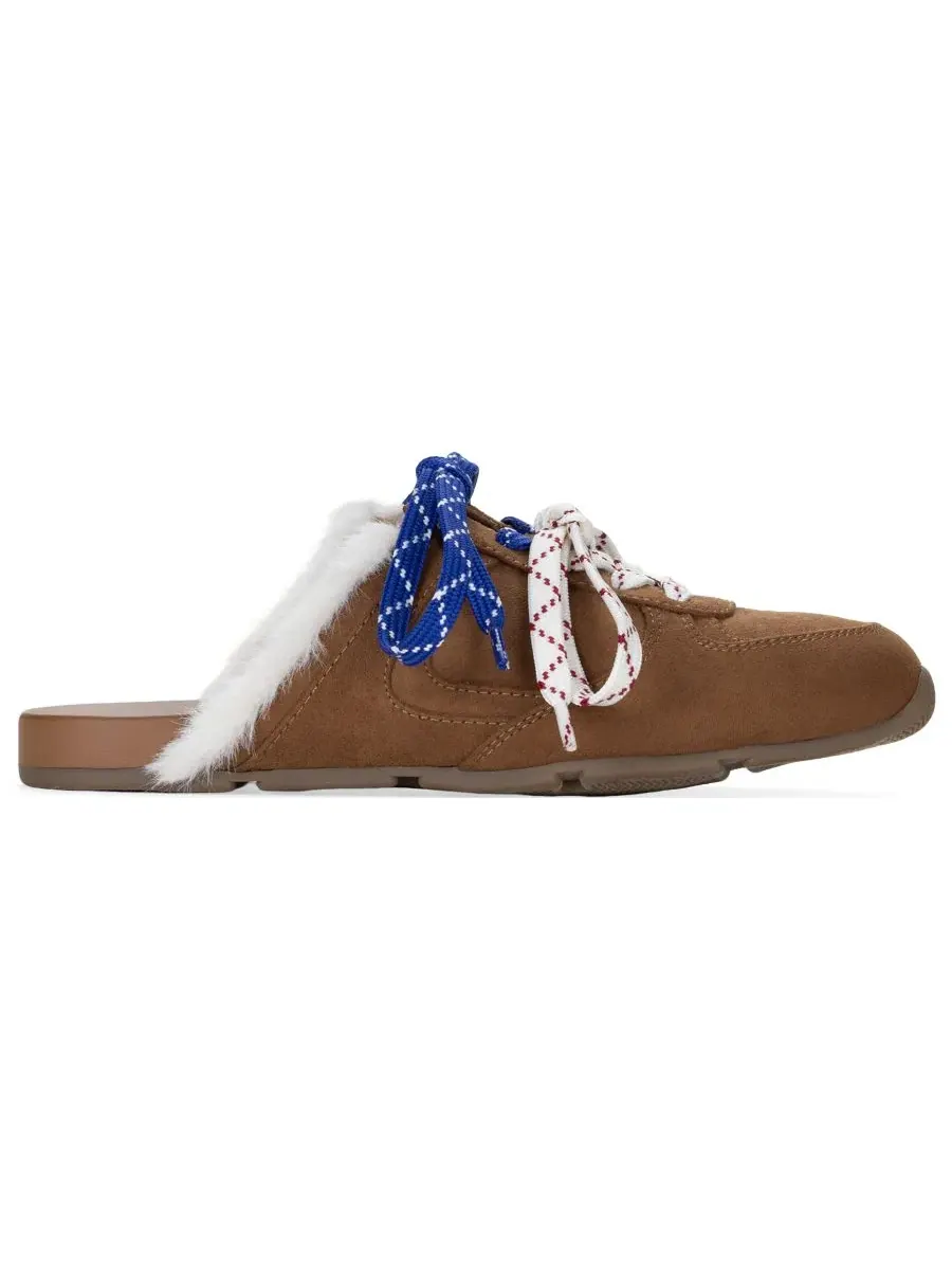 Мюли женские с закрытым носком, на плоской подошве, из микрофибры, модель Ursuula Sneaker Slip-On — изображение 2 из 5