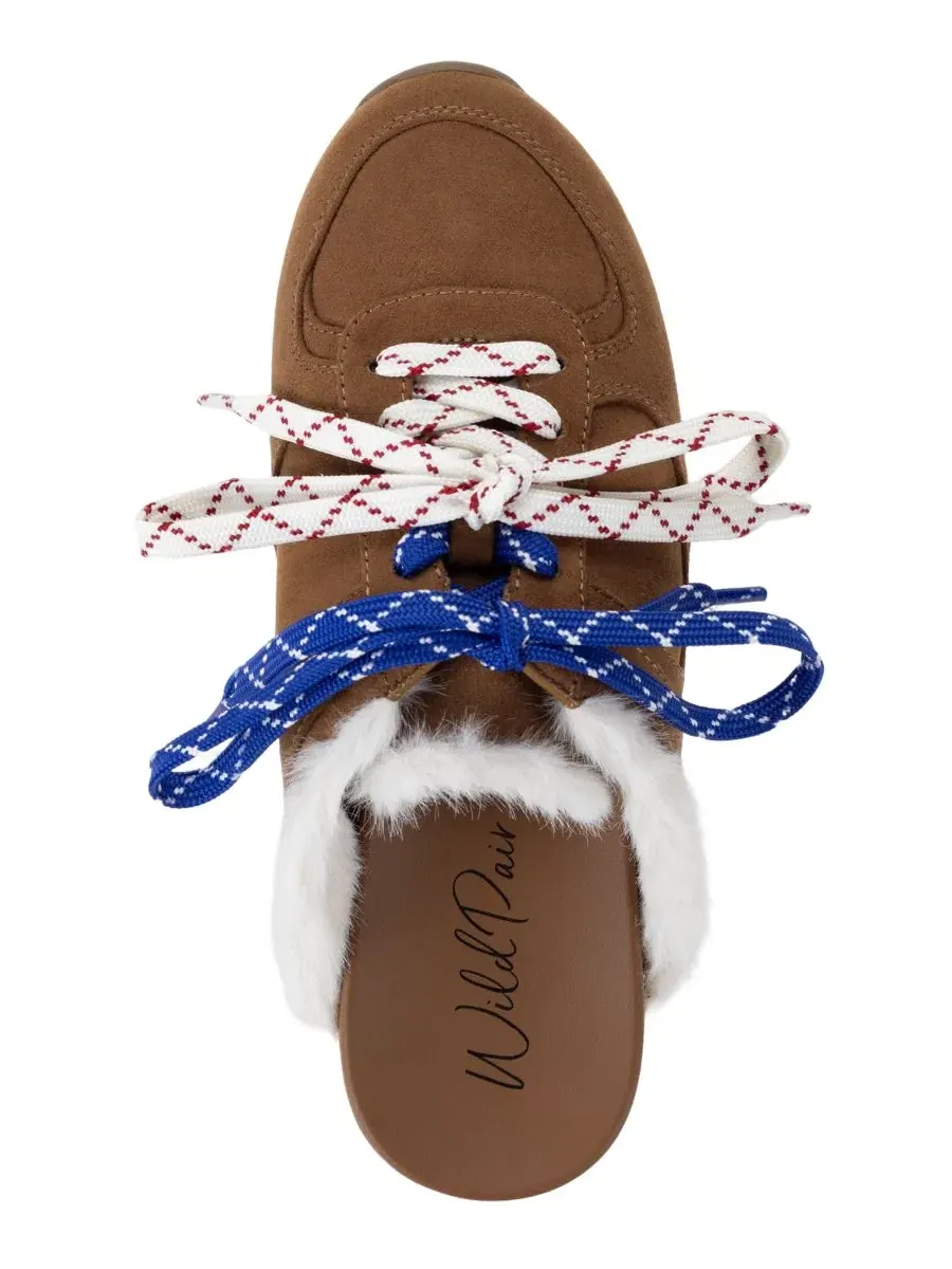 Мюли женские с закрытым носком, на плоской подошве, из микрофибры, модель Ursuula Sneaker Slip-On — изображение 4 из 5