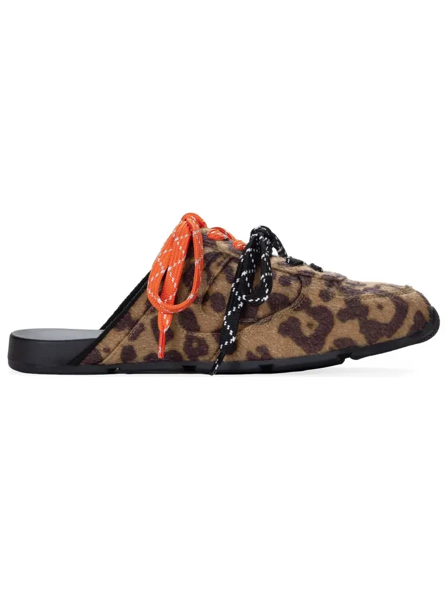 Мюли женские с закрытым носком, без каблука, из микрофибры, модель Ursuula Wild Pair, Wiild Leopard — изображение 2 из 5