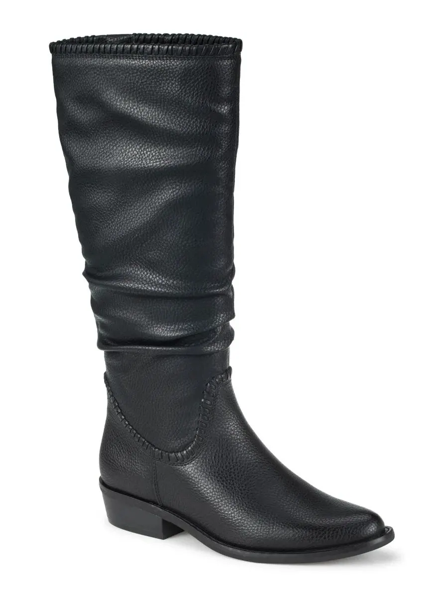 Женские сапоги с молнией Nilla Zipper Tall Almond Toe Baretraps — черный