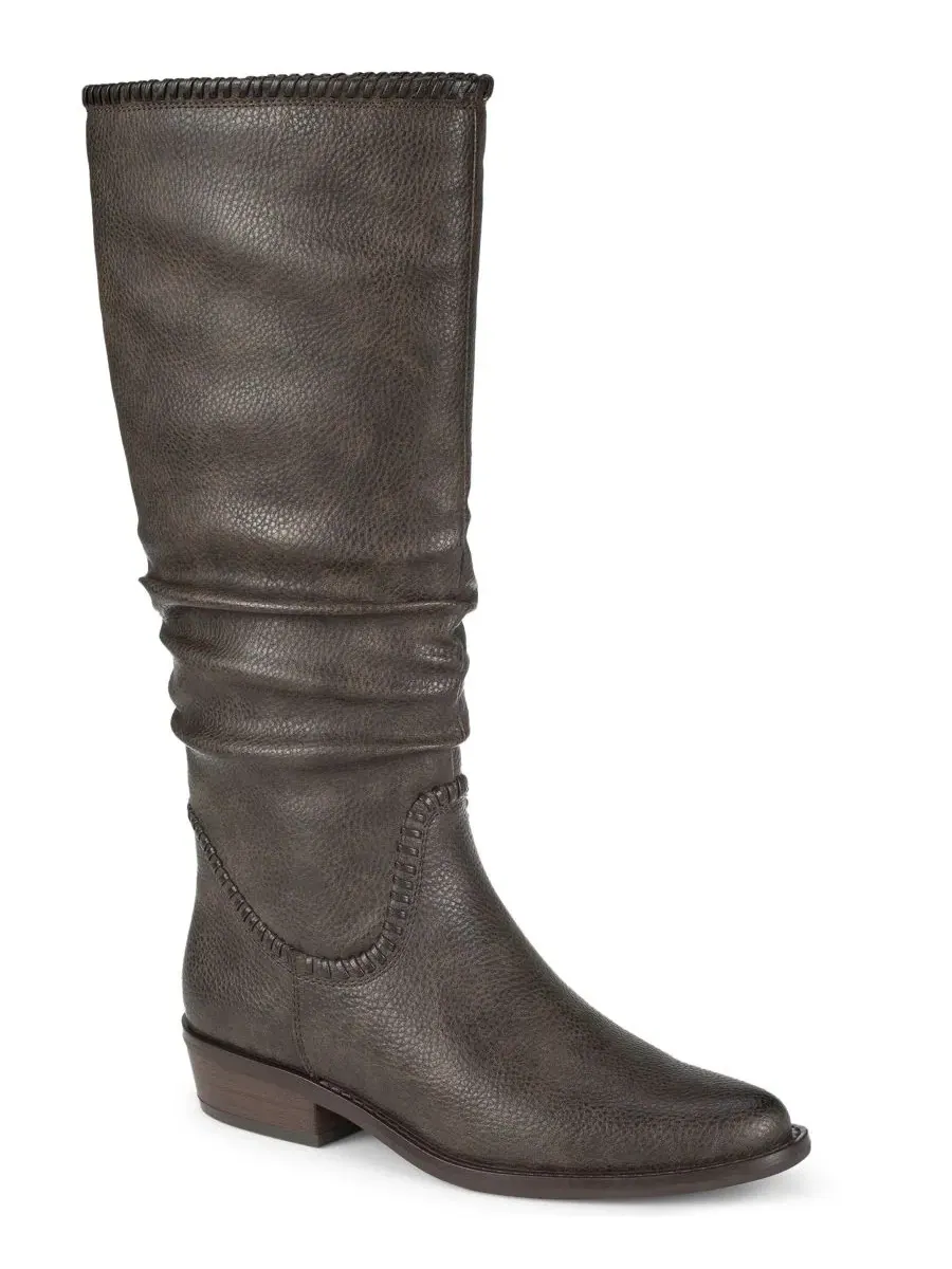 Ботинки с высоким голенищем, на молнии, с принтом, Nilla Zipper Tall Almond Baretraps — изображение 1 из 5, коричневый