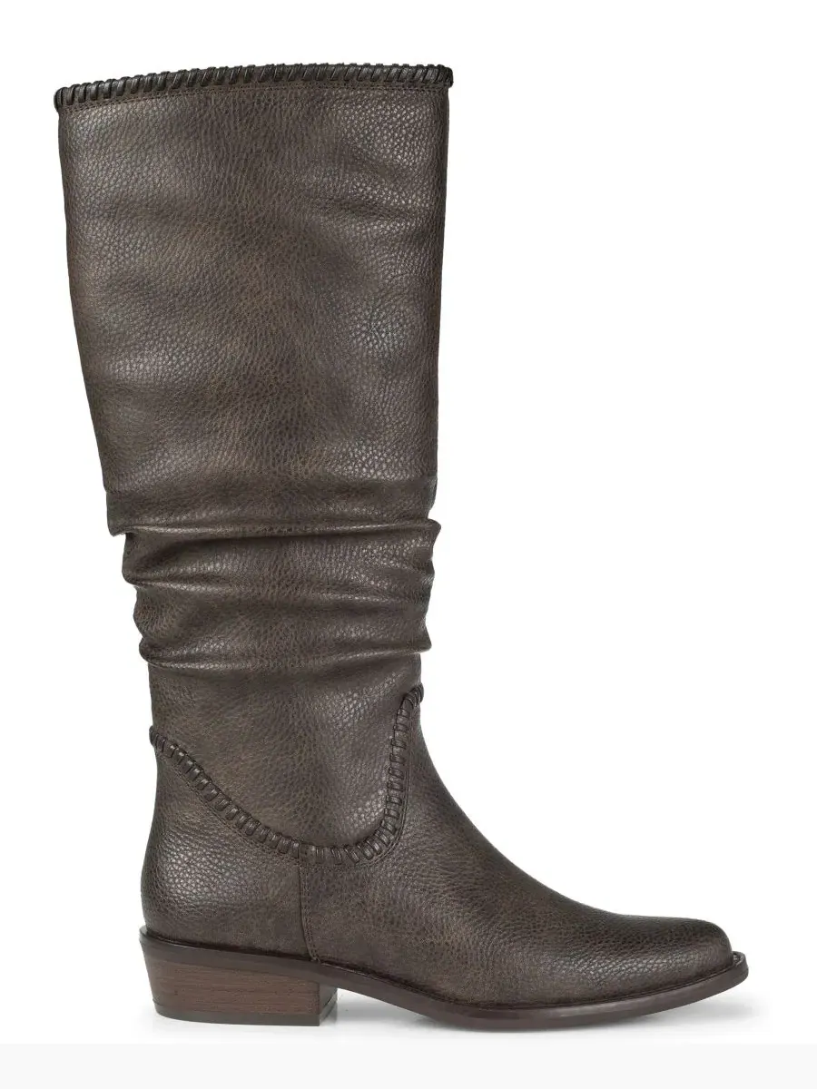 Ботинки с высоким голенищем, на молнии, с принтом, Nilla Zipper Tall Almond Baretraps — изображение 2 из 5, коричневый