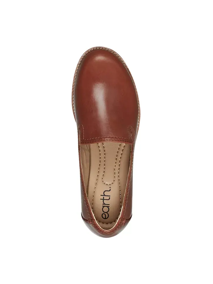 Женские лоферы Edna Flat Slip-On Earth — изображение 4 из 6, коньячный