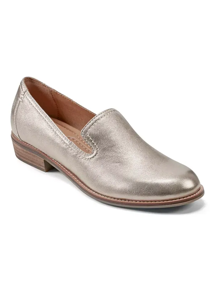 Женские лоферы Edna Flat Slip-On Earth — изображение 1 из 6, золотистый