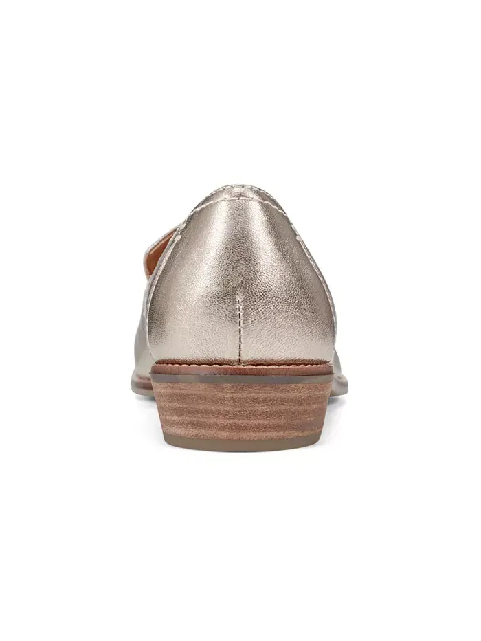 Женские лоферы Edna Flat Slip-On Earth — изображение 3 из 6, золотистый