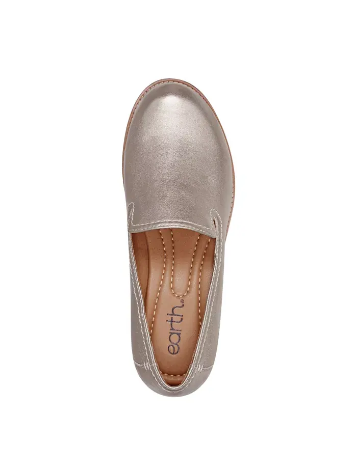 Женские лоферы Edna Flat Slip-On Earth — изображение 4 из 6, золотистый