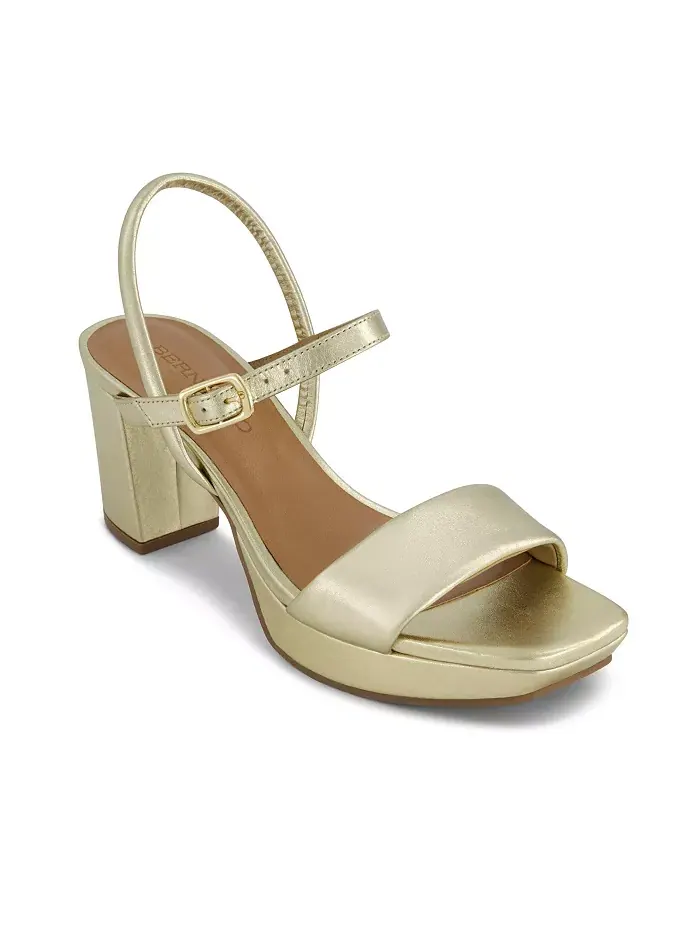 Бернардо Канто Платформа Сандалии Bernardo Footwear — изображение 2 из 5, шампань