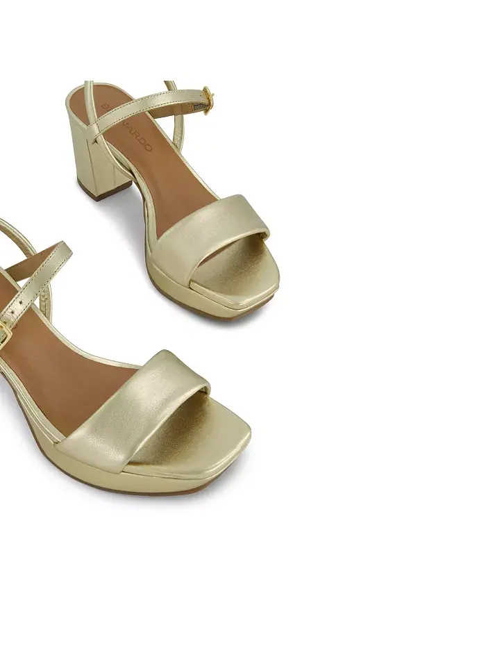 Бернардо Канто Платформа Сандалии Bernardo Footwear — изображение 3 из 5, шампань