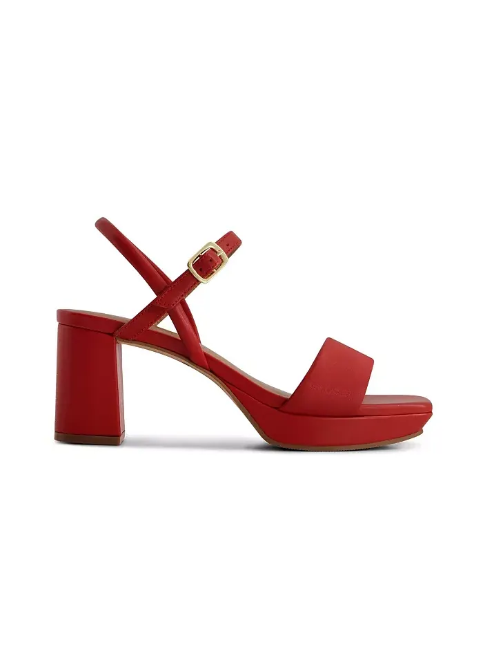 Бернардо Канто Платформа Сандалии Bernardo Footwear — изображение 1 из 5, красный