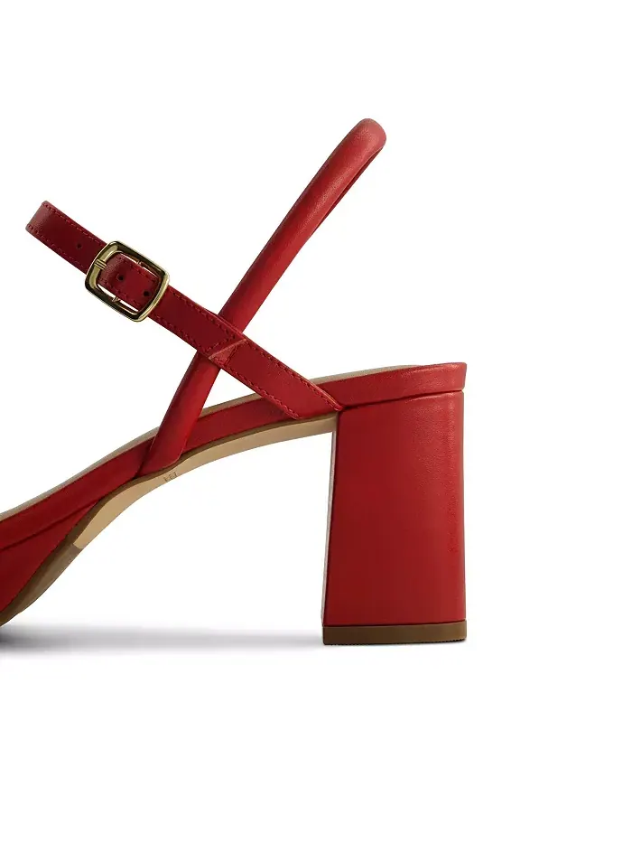 Бернардо Канто Платформа Сандалии Bernardo Footwear — изображение 4 из 5, красный
