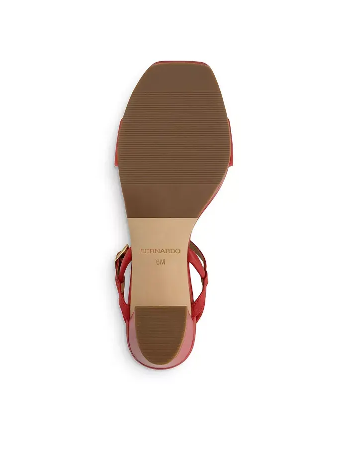 Бернардо Канто Платформа Сандалии Bernardo Footwear — изображение 5 из 5, красный