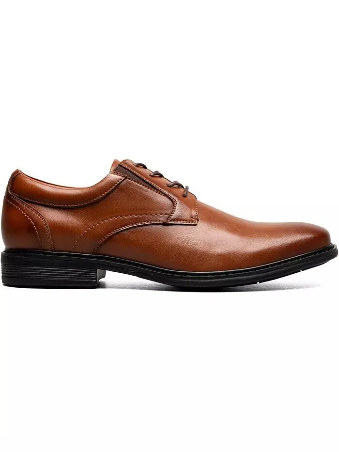 Мужские оксфорды Jarvis Plain Toe Nunn Bush — изображение 2 из 7, коричневый