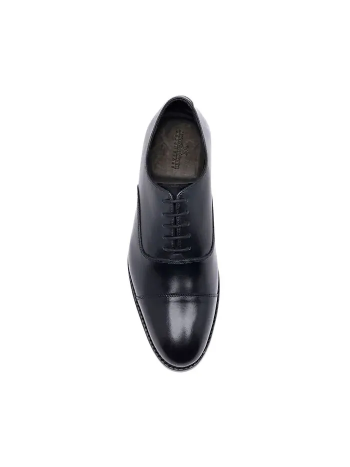 Мужские кожаные оксфорды Clinton Cap-Toe Anthony Veer — изображение 4 из 5, черный