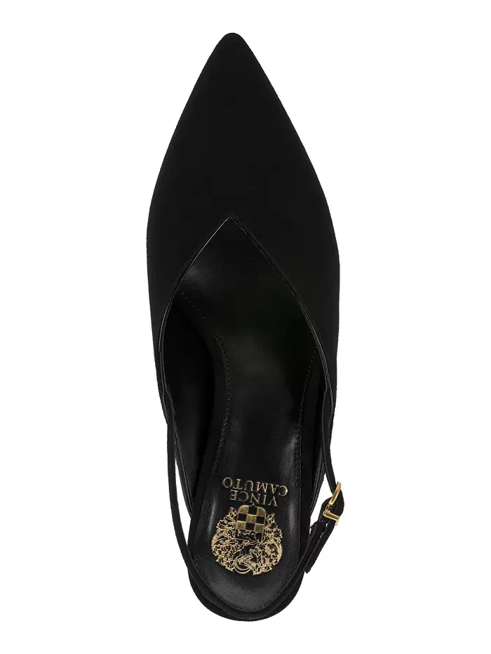 Женские туфли-лодочки Kylien с острым носом и ремешком на пятке Vince Camuto — изображение 4 из 5, черный