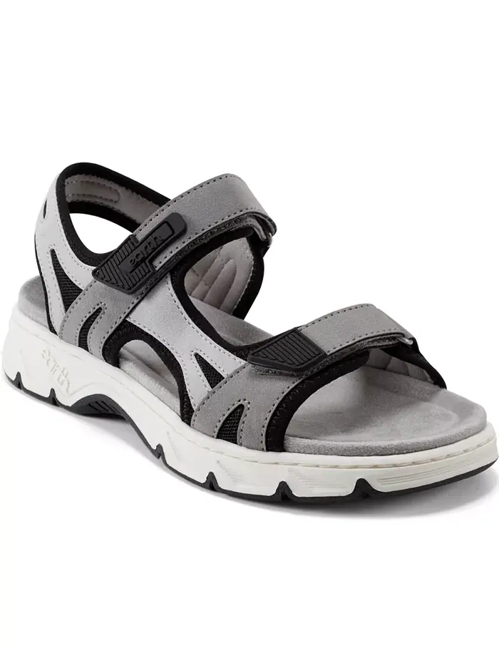 Женские сандалии Venny Banded Sporty Flat Earth — изображение 1 из 6, серый/черный