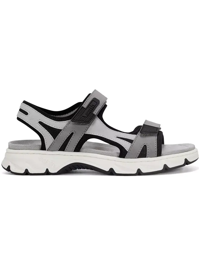Женские сандалии Venny Banded Sporty Flat Earth — изображение 2 из 6, серый/черный