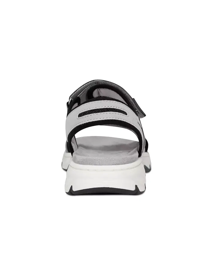 Женские сандалии Venny Banded Sporty Flat Earth — изображение 3 из 6, серый/черный