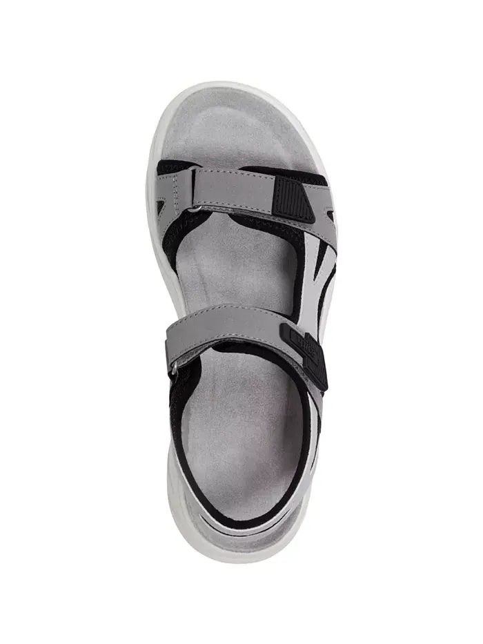 Женские сандалии Venny Banded Sporty Flat Earth — изображение 4 из 6, серый/черный