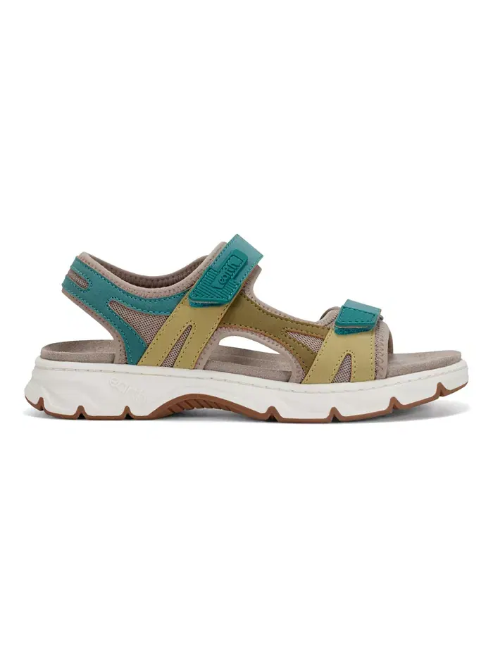 Женские сандалии Venny Banded Sporty Flat Earth — изображение 2 из 5, зеленый мульти