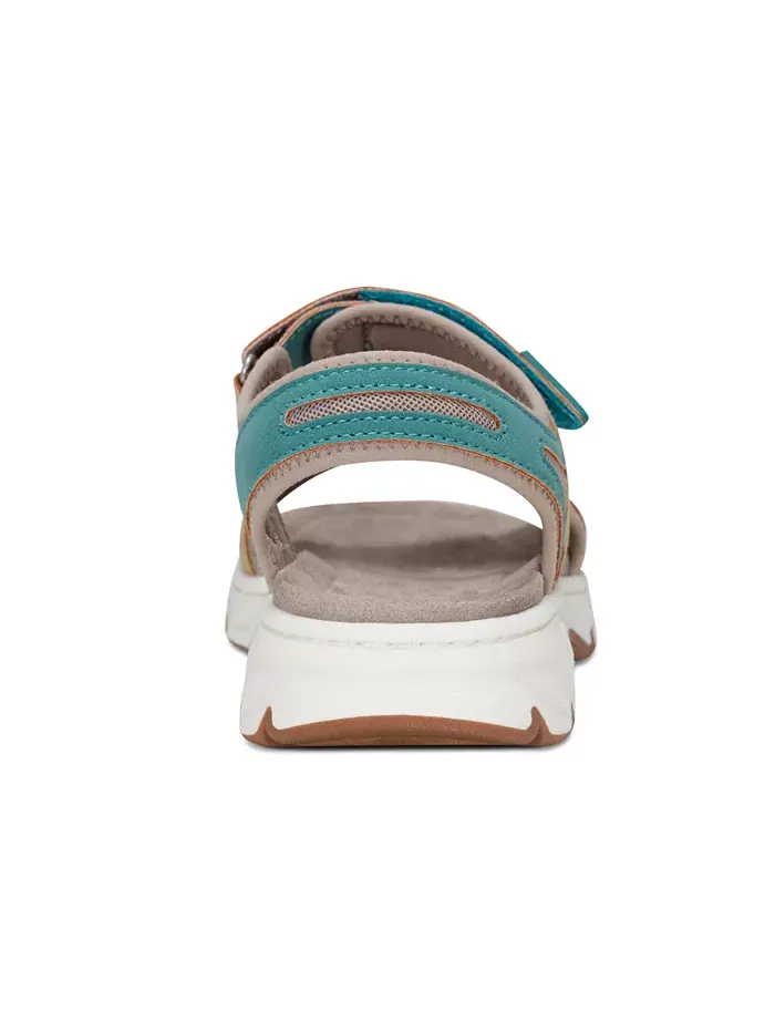 Женские сандалии Venny Banded Sporty Flat Earth — изображение 3 из 5, зеленый мульти
