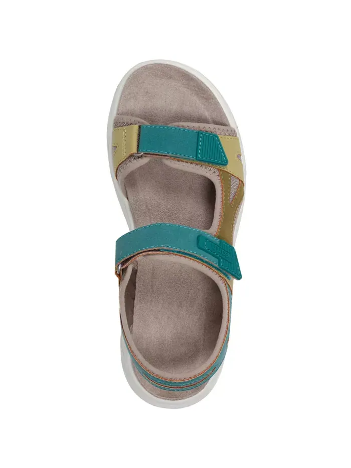 Женские сандалии Venny Banded Sporty Flat Earth — изображение 4 из 5, зеленый мульти