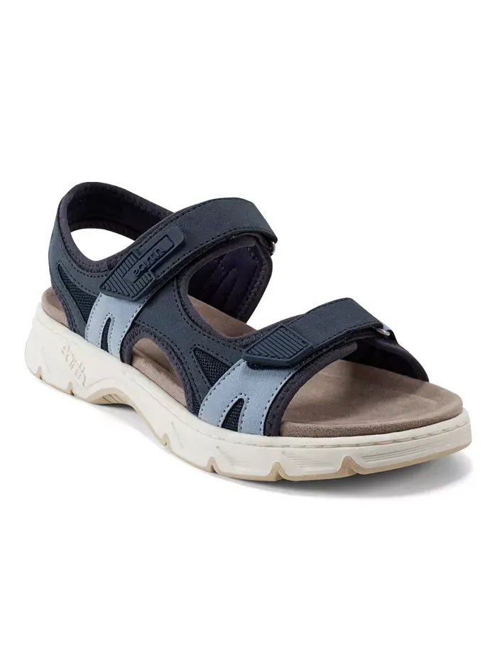Женские сандалии Venny Banded Sporty Flat Earth — изображение 1 из 5, темный синий мульти