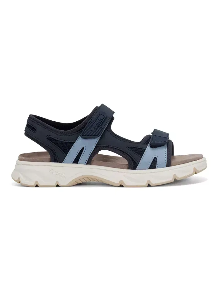 Женские сандалии Venny Banded Sporty Flat Earth — изображение 2 из 5, темный синий мульти