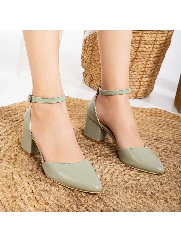 Marcelle туфли на низком каблуке Forever & Always Shoes — изображение 3 из 4, зеленый