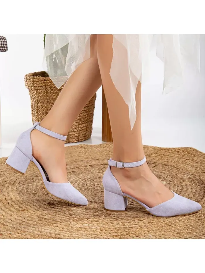 Туфли-лодочки Marcelle на низком каблуке Forever & Always Shoes — изображение 4 из 4