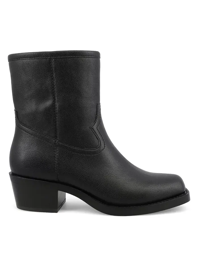 Женские ботинки Dagny-S Square Toe в стиле вестерн MIA — изображение 2 из 5, черный