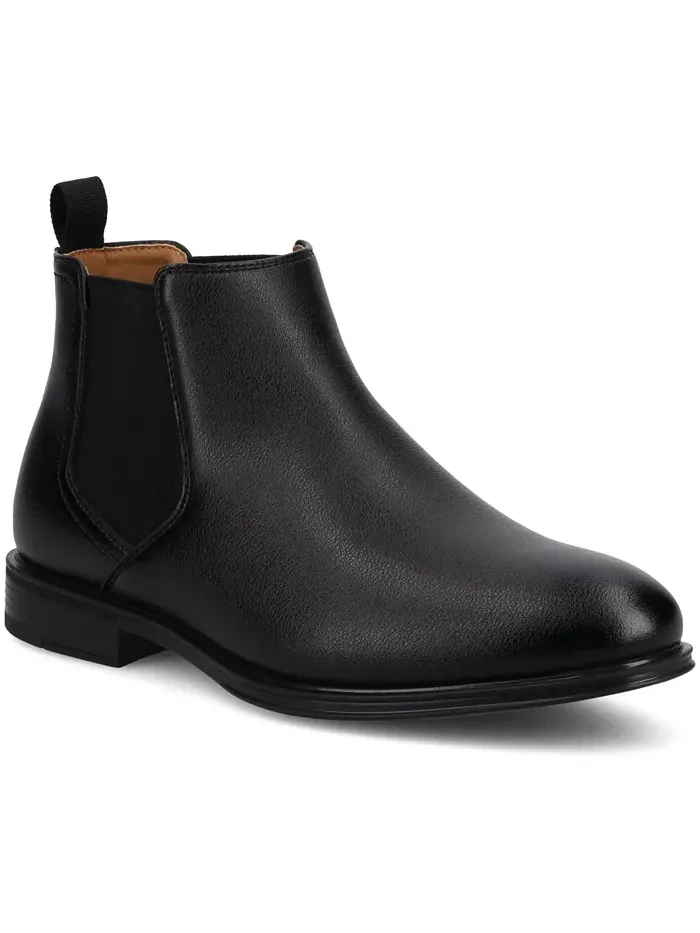 Мужские ботинки челси Josiah Pull On Comfort Vance Co. — изображение 1 из 5, черный