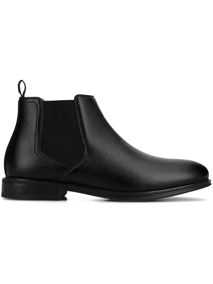 Мужские ботинки челси Josiah Pull On Comfort Vance Co. — изображение 2 из 5, черный