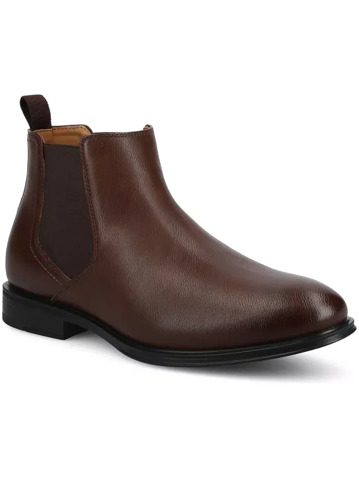 Мужские ботинки челси Josiah Pull On Comfort Vance Co. — коричневый