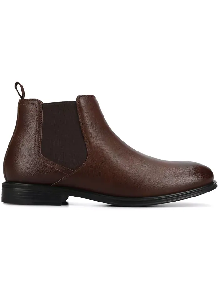 Мужские ботинки челси Josiah Pull On Comfort Vance Co. — изображение 2 из 5, махагони