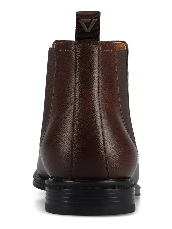 Мужские ботинки челси Josiah Pull On Comfort Vance Co. — изображение 3 из 5, махагони