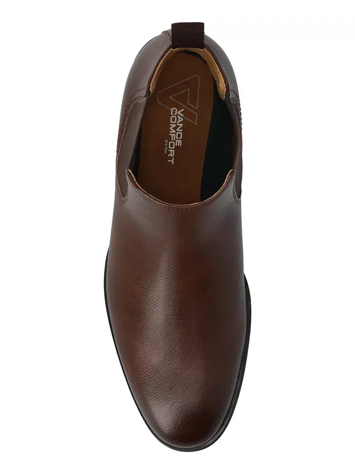 Мужские ботинки челси Josiah Pull On Comfort Vance Co. — изображение 4 из 5, махагони
