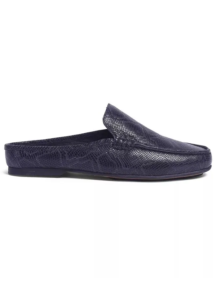 Мужские туфли Hector Mule Slip-On Carlos by Carlos Santana — изображение 2 из 5, темно-синий