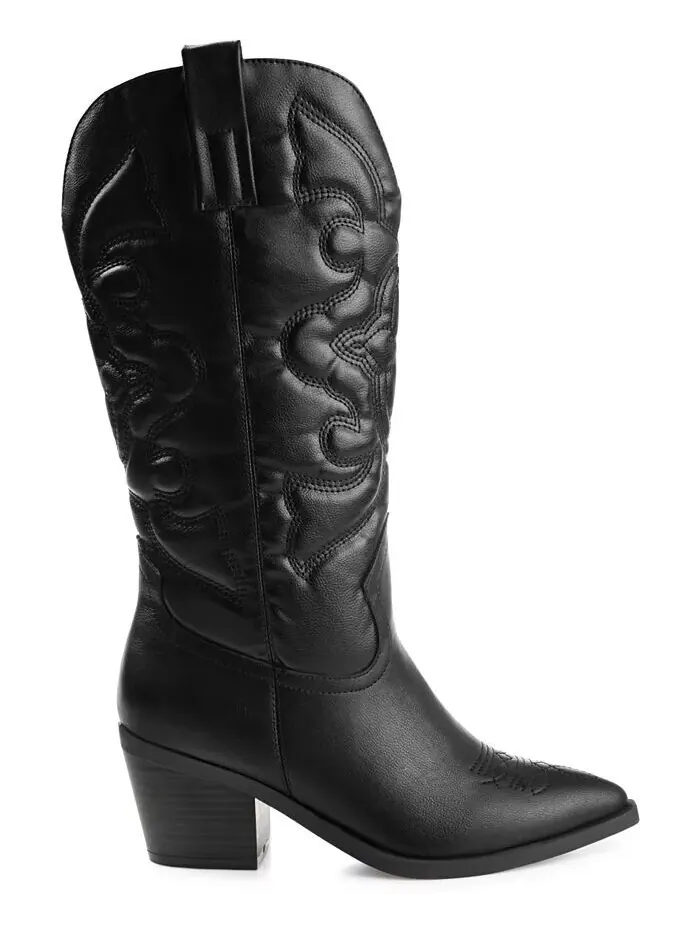 Женские сапоги Chantry Mid Shaft Western Journee Collection — изображение 2 из 6, черный