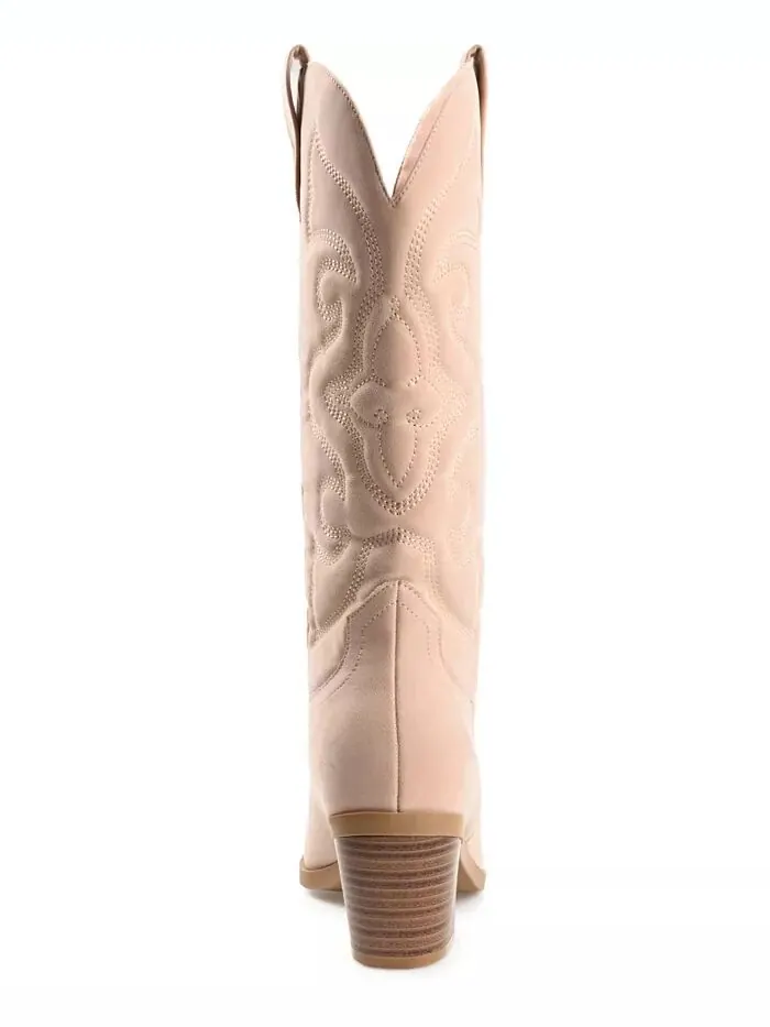 Женские сапоги Chantry Mid Shaft Western Journee Collection — изображение 3 из 6, пудровый розовый