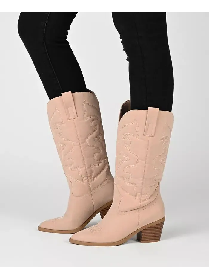 Женские сапоги Chantry Mid Shaft Western Journee Collection — изображение 6 из 6, пудровый розовый