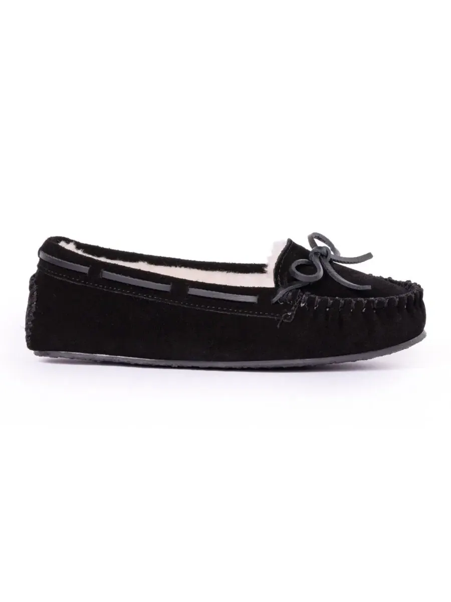 Женские тапочки Cally Minnetonka — изображение 2 из 5, черный
