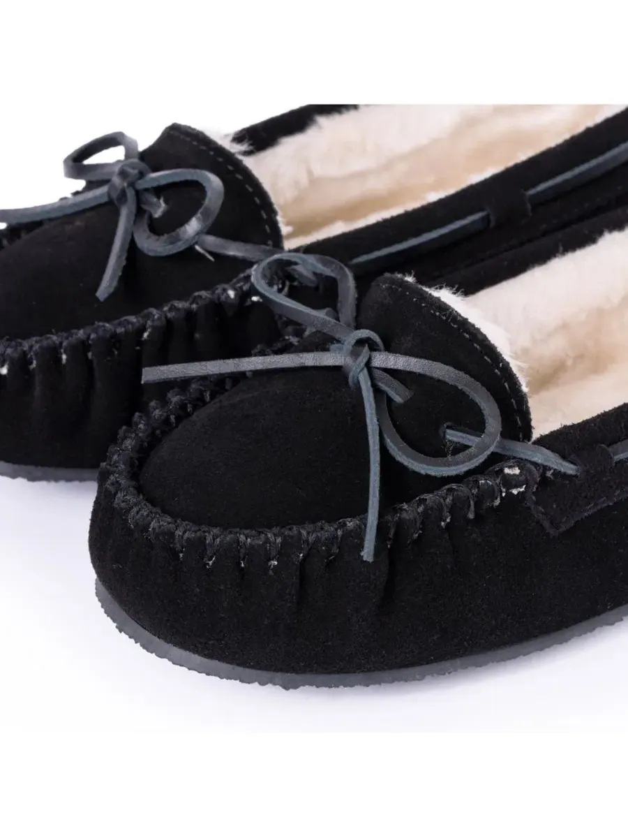 Женские тапочки Cally Minnetonka — изображение 4 из 5, черный
